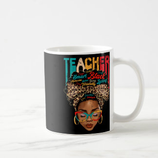 Mug Enseignante noire afro intelligente américaine