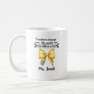 Mug Enseignants Changent le Monde
