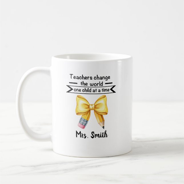 Mug Enseignants Changent le Monde (Gauche)