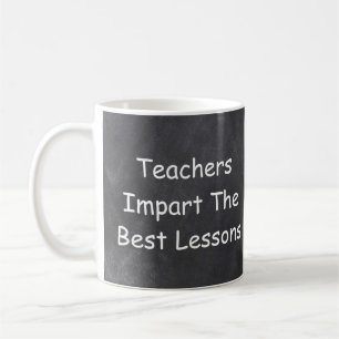 Mug Enseignants Donner des leçons Chalkboard Idée cade