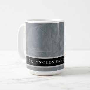 Mug Enseigne personnalisée en plâtre gris ardoise tosc