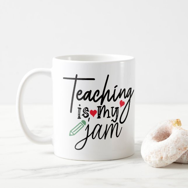 Mug Enseigner, c'est ma confiture (Avec donut)