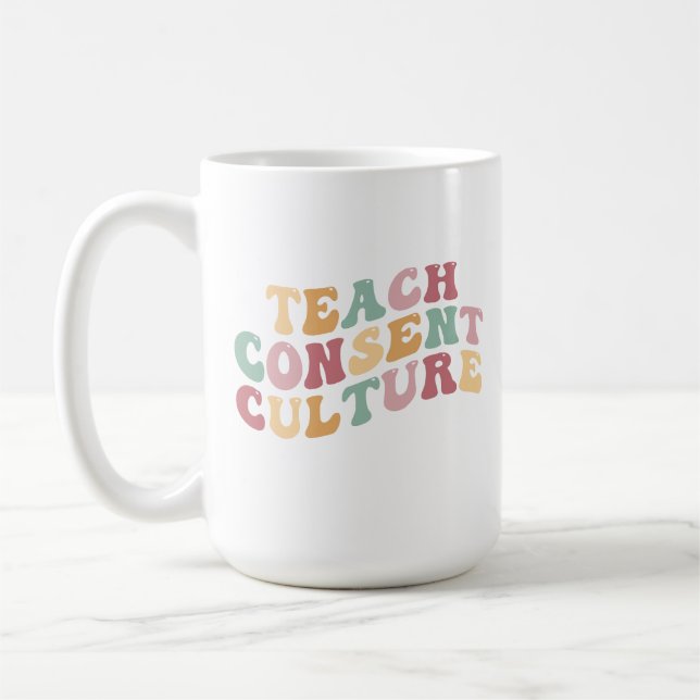 Mug Enseigner la culture du consentement (Gauche)