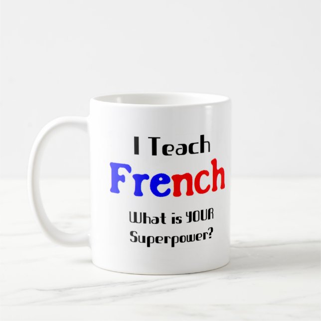 Mug enseigner le français (Gauche)