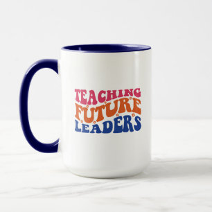 Mug Enseigner les futurs leaders Wordart