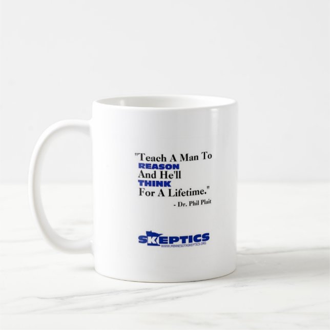 Mug Enseignez un homme à raisonner… (Gauche)