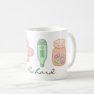 Mug Ensemble de dessins animés d'outils médicaux migno