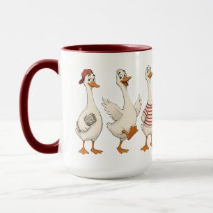 Mug Ensemble de personnages d'oie drôle