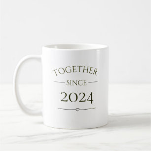 Mug Ensemble depuis année personnalisée