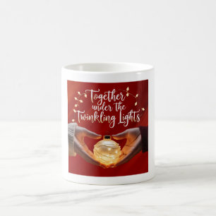 Mug Ensemble sous les lumières scintillantes - Festive