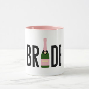 Mug Enterrement de vie de jeune fille Champagne Rose M