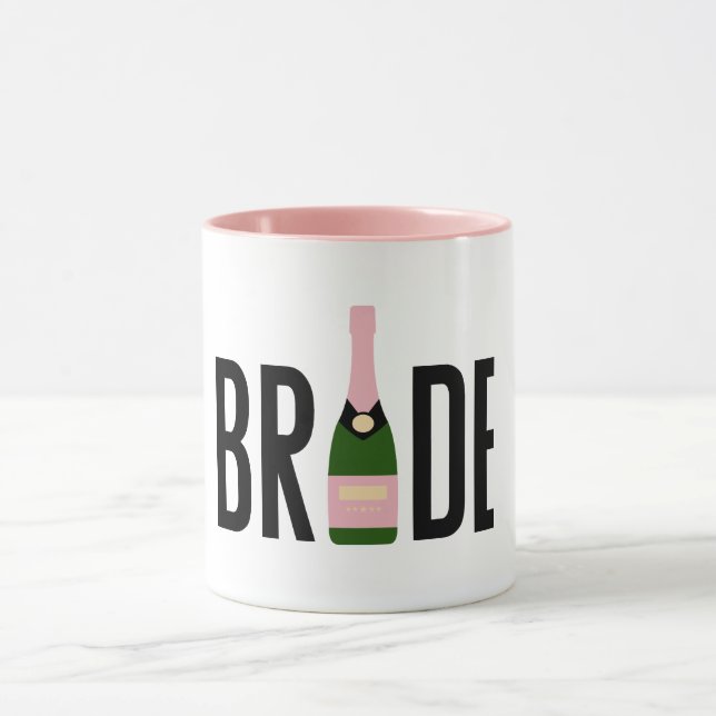 Mug Enterrement de vie de jeune fille Champagne Rose M (Centre)