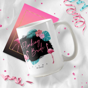 Mug Enterrement de vie de jeune fille Flamingo Flock M