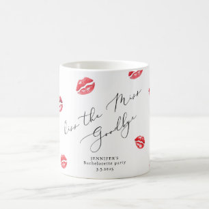 Mug Enterrement de vie de jeune fille Kiss the Miss Go
