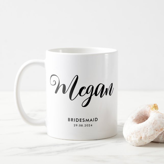 Mug Enterrement de Vie de Jeune Fille Moderne Minimali (Avec donut)