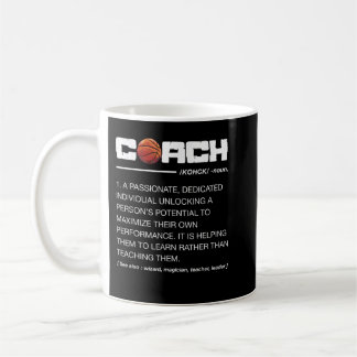 Mug Entraînement de définition de l'entraîneur de bask