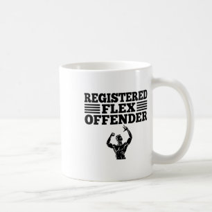 Mug Entraînement de musculation drôle enregistré Flex