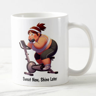 Mug Entraînement personnalisable sur vélo d'appartemen