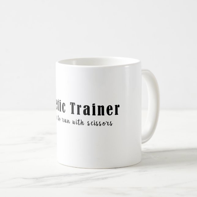 Mug Entraîneur Athlétique Certifié Pour Fonctionner Av (Devant droit)