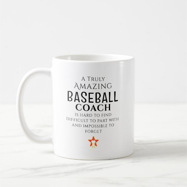 Mug Entraîneur de baseball incroyable difficile à trou (Gauche)