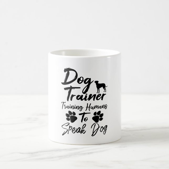 Mug Entraîneur De Chiens Entraînant Les Humains À Parl (Centre)