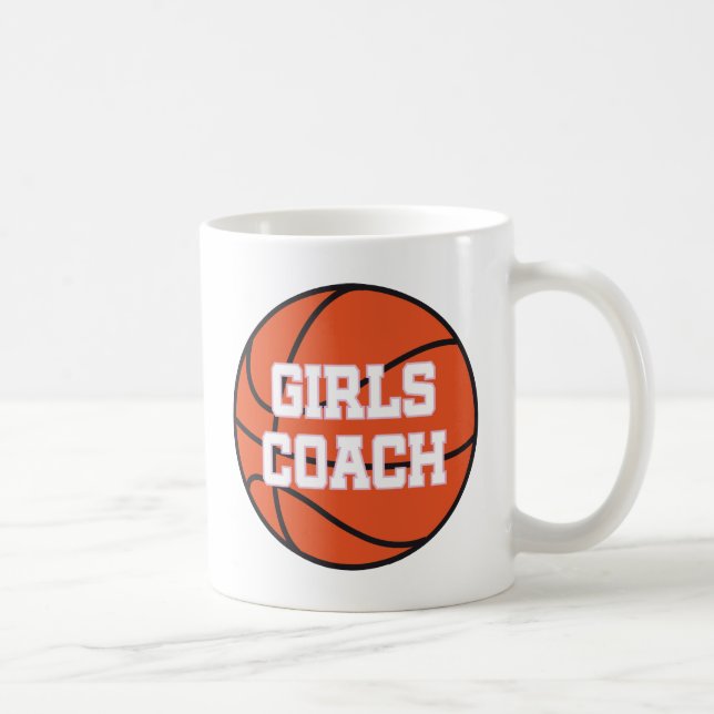 Mug Entraîneur de football de filles (Droite)