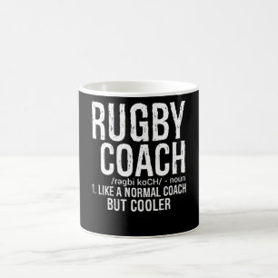 Mug entraîneur de rugby comme entraîneur normal mais