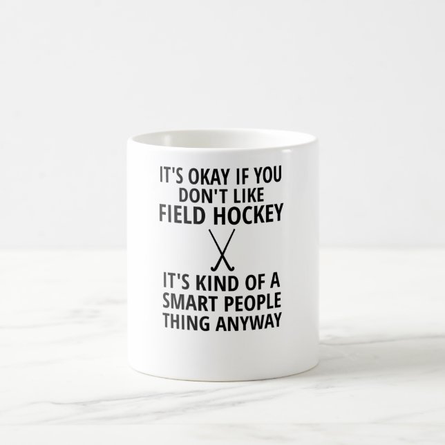 Mug Entraîneur du joueur de hockey de terrain de hocke (Centre)