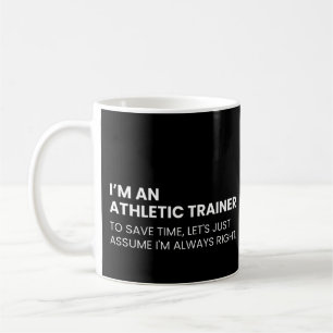 Mug Entraîneur sportif Drôle Travail Disant