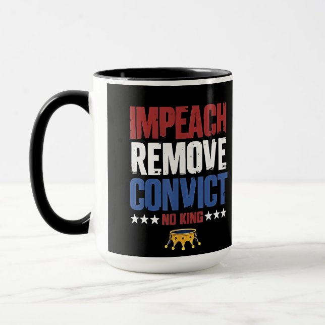 Mug Entraver Supprimer Condamnation Aucun Roi 4 juille (Gauche)