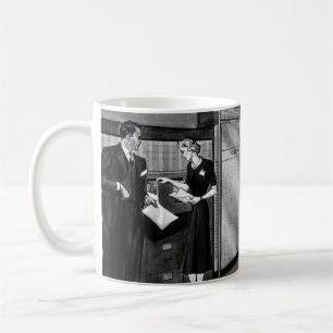 Mug Entreprise Vintage, Hommes d'affaires de direction