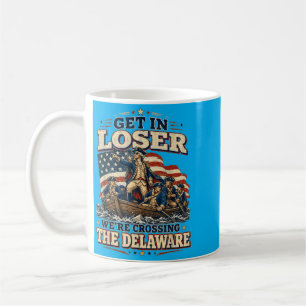 Mug Entrez En Traversant Le Delaware Drôle 4 Juillet