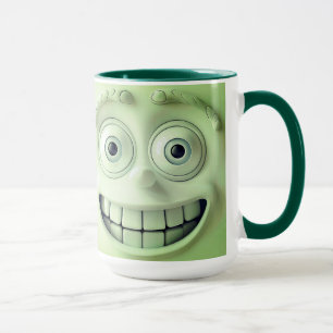 Mug Enveloppement en 3D de la boue du visage sarcastiq