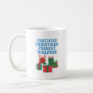 Mug Enveloppeur de cadeau de Noël certifié