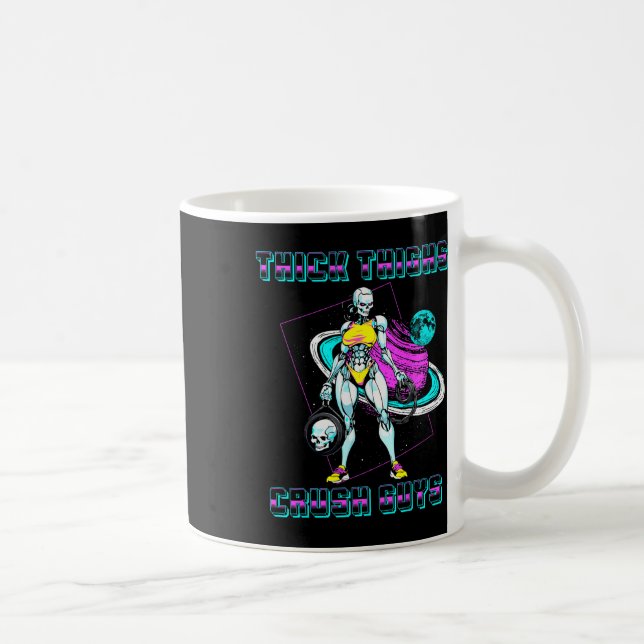 Mug Épais cuisses Les Gars Broyeurs Poids Bodybuilding (Droite)