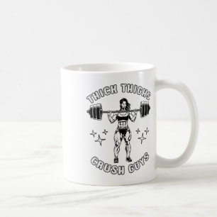 Mug Épais cuisses Les Gars Drôle Gym Entraînement Body