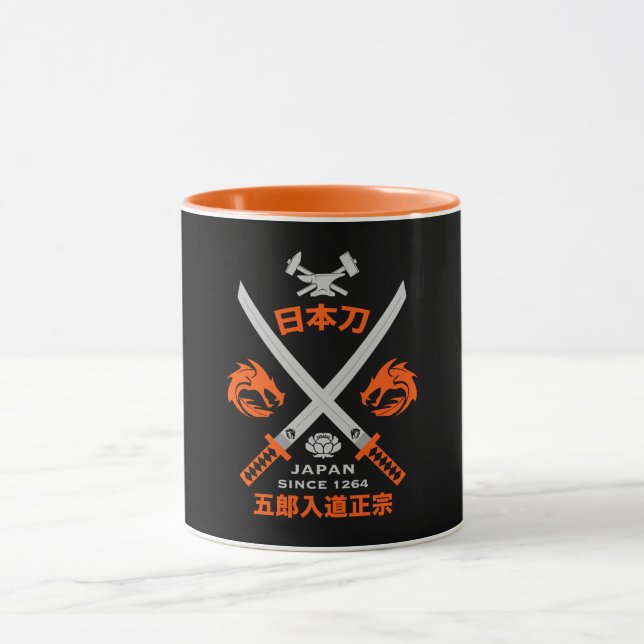 Mug Épée japonaise Katana (Centre)