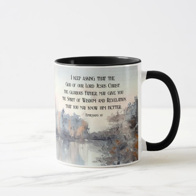 Mug Éphésiens 1:17 Esprit de sagesse et de révélation (Droite)