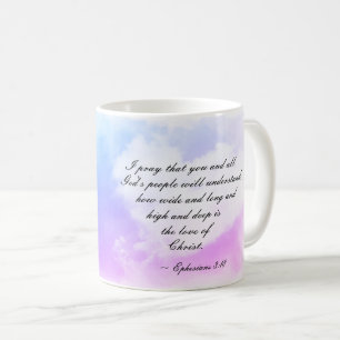 Mug Éphésiens 3:18 Quelle est la profondeur et la larg