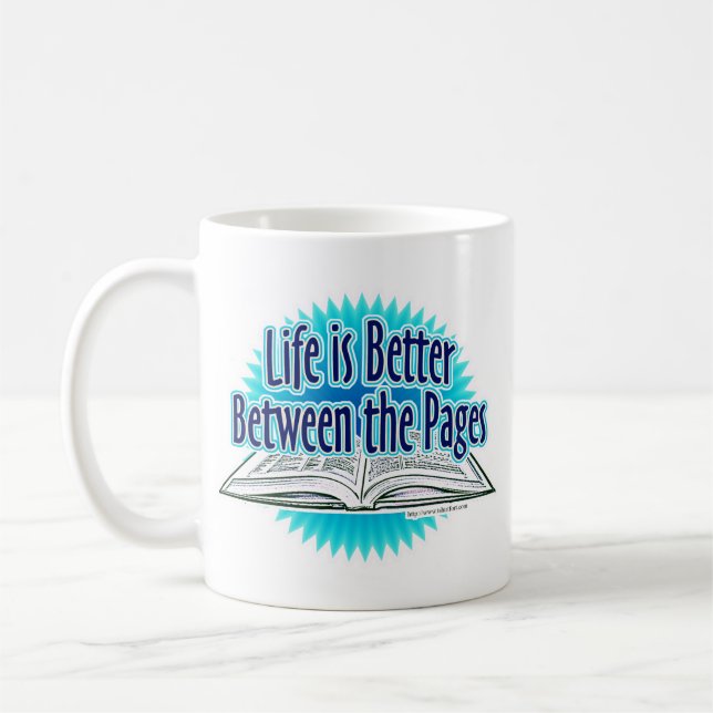Mug Epic Between the Pages Blue Reader Auteur Slogan (Gauche)