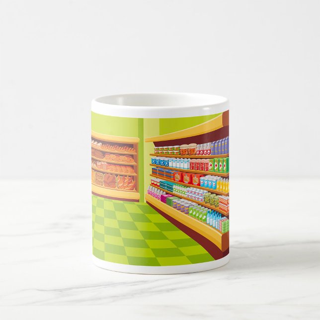 Mug Épicerie colorée Aisle and Bakery (Créateur téléchargé)