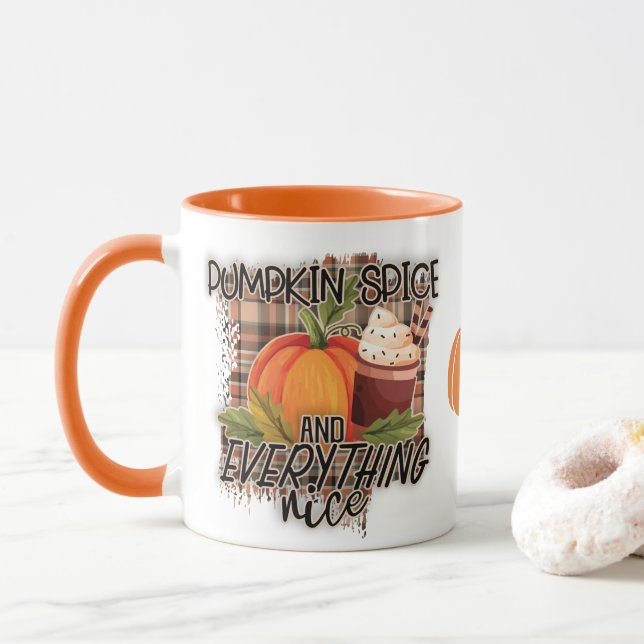 Mug Épices citrouilles Et Tout Bien (Avec donut)