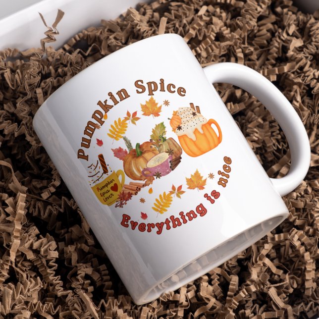 Mug Épices citrouilles et tout est agréable (Créateur téléchargé)