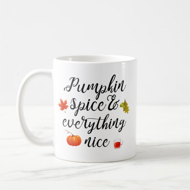 Mug Épices citrouilles & tout beau (Gauche)