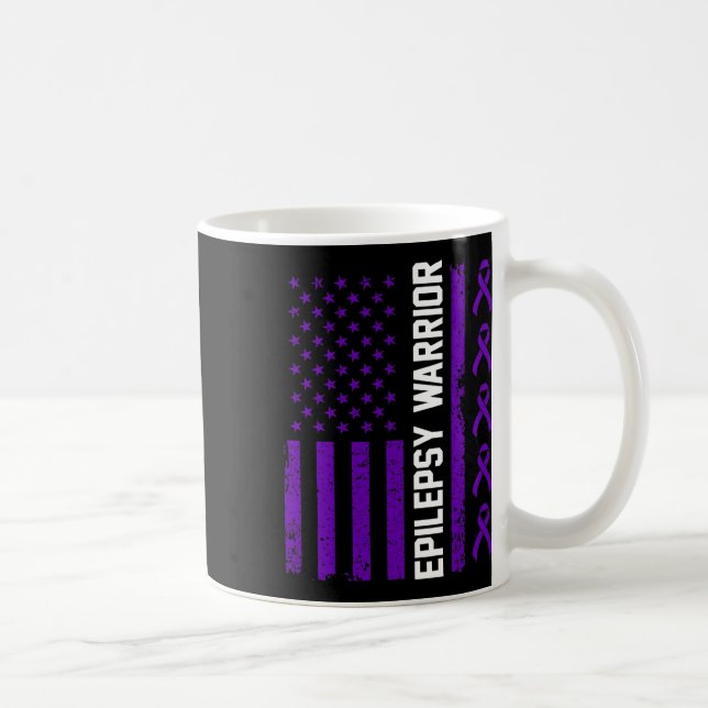 Mug Epilepsy Awareness Epileptic Warrior Survivor 7  (Droite)