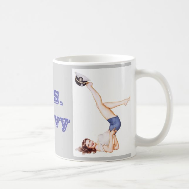 Mug Épinglette de la marine américaine (Droite)