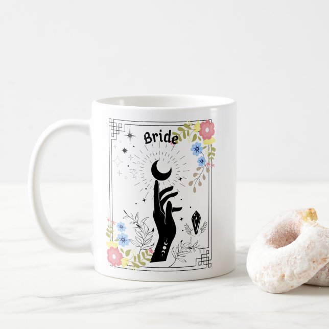 Mug Épouse Boho, Épouse Mystique, Épouse Tarot (Avec donut)