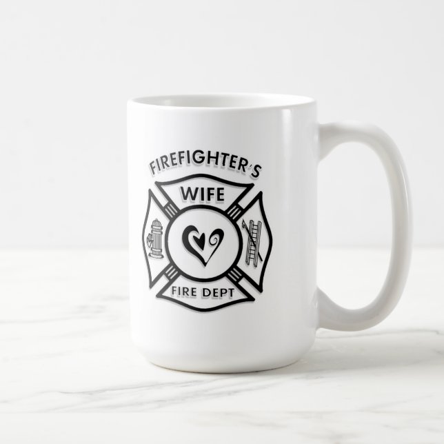 Mug Épouse de sapeurs-pompiers (Droite)