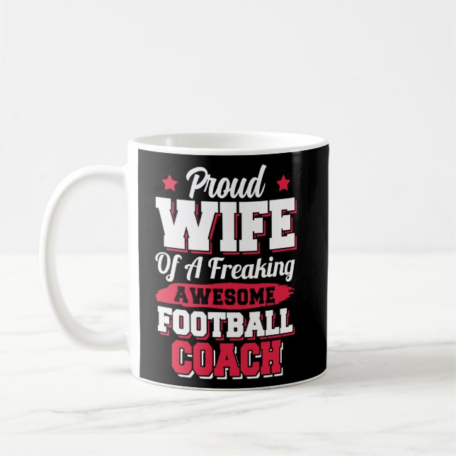 Mug Épouse Entraîneuse Américaine De Football (Gauche)