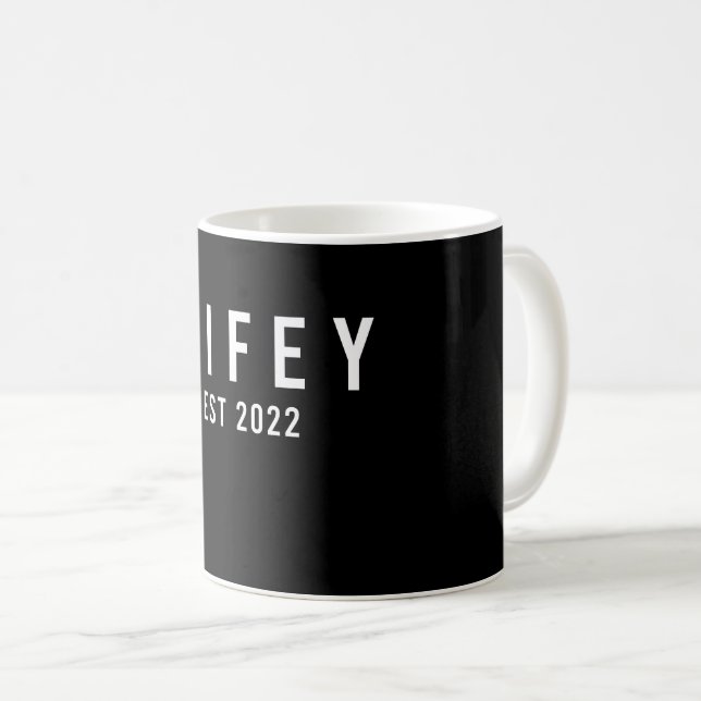 Mug Épouse Fait 2022 Future Mariée Enterrement de Vie  (Devant droit)